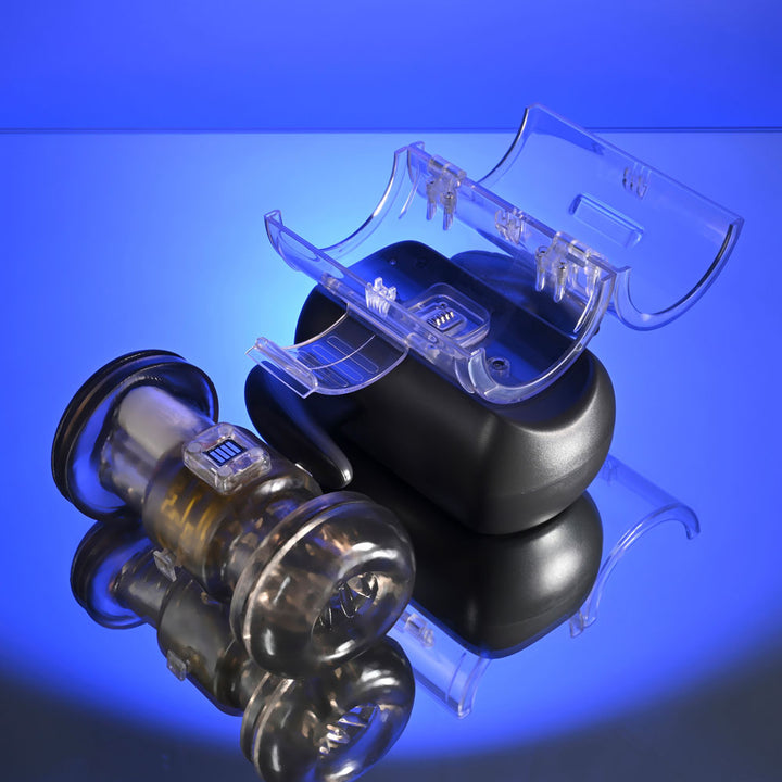 Zero Tolerance Hold Me Tight Vibrating Auto Stroker with Phone Holder