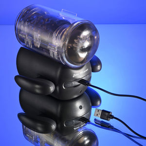 Zero Tolerance Hold Me Tight Vibrating Auto Stroker with Phone Holder