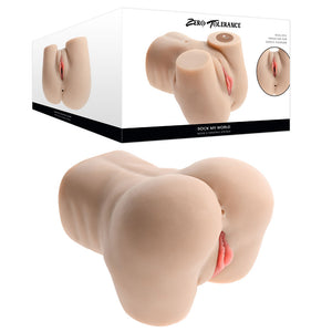 Zero Tolerance Rock My World - Flesh Rechargeable Doggy Style Thrusting Mini Torso Masturbator