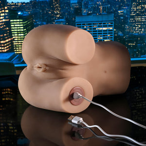 Zero Tolerance Rock My World - Flesh Rechargeable Doggy Style Thrusting Mini Torso Masturbator