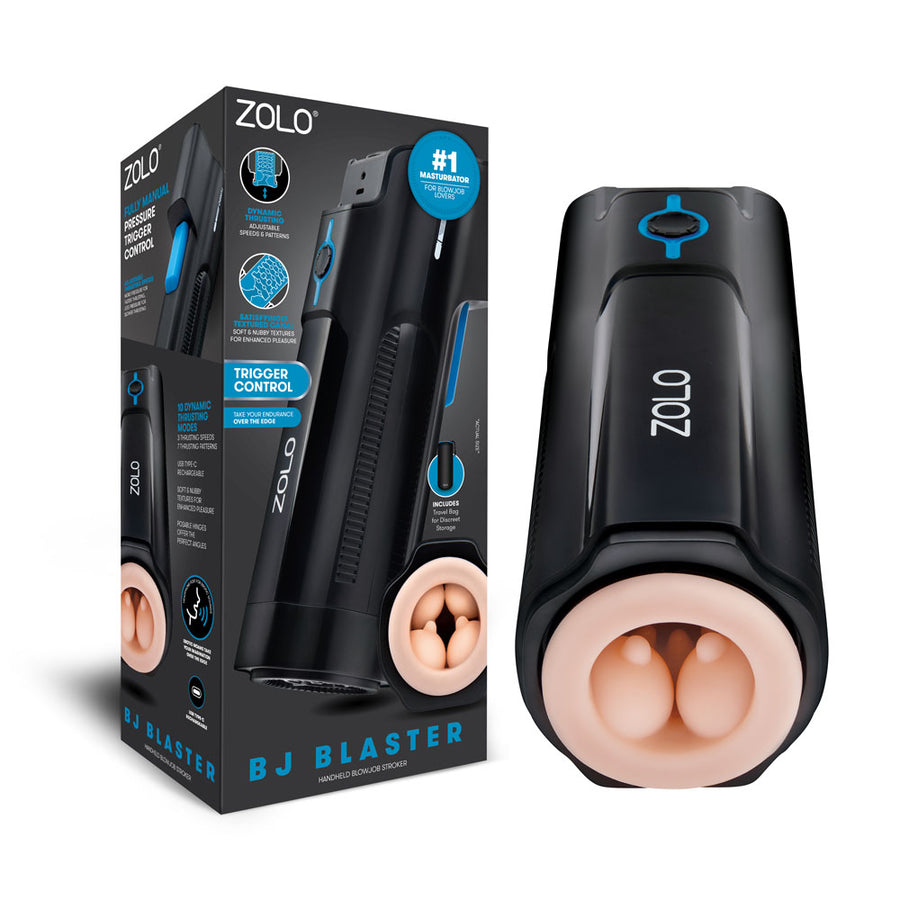 Zolo BJ Blaster - Thrusting Vibrating Masturbator