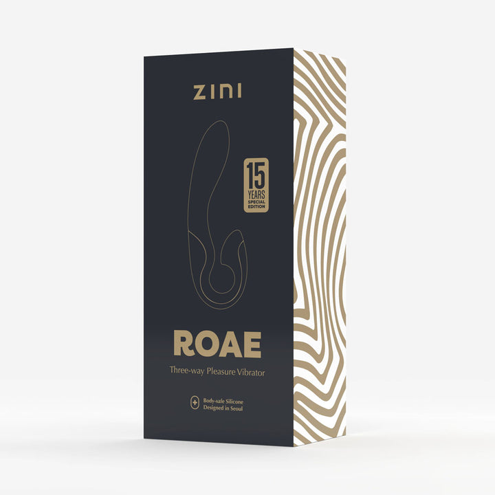 Zini Roae Special Edition Vibrator - Black/Gold