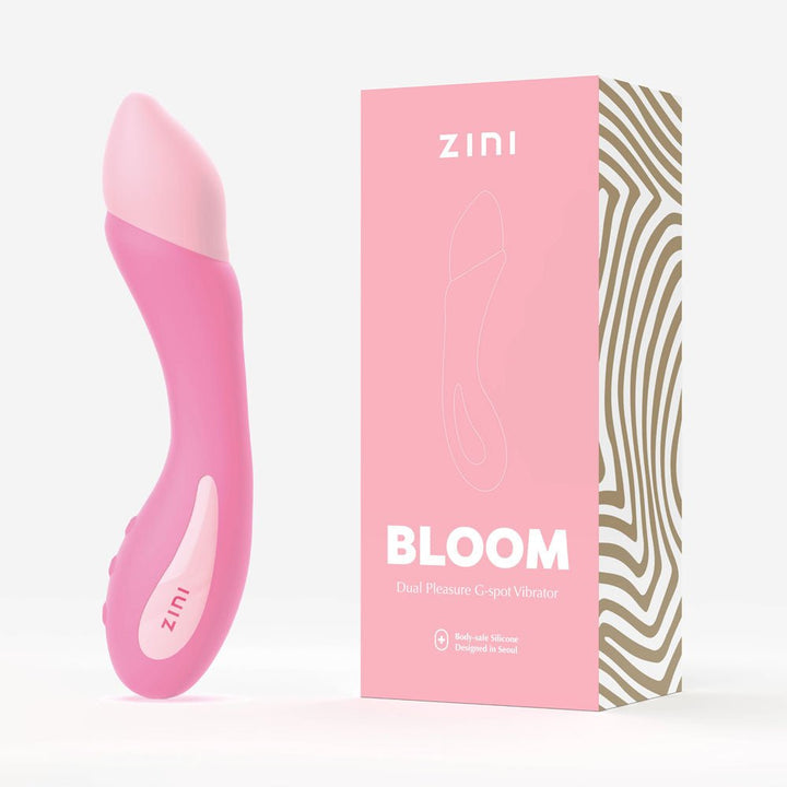 Zini Bloom - Dual Pleasure G-Spot Vibrator - Cherry Blossom