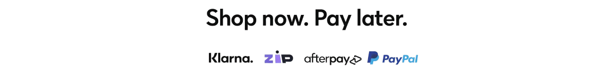shop now pay later with zip afterpay klarna paypal