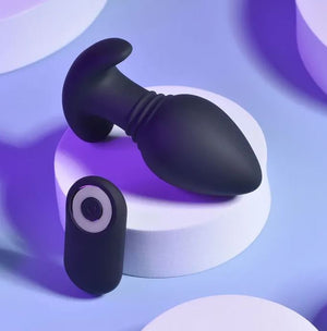 Playboy Pleasure Plug & Play - Vibrating Butt Plug with Wireless Remote 
