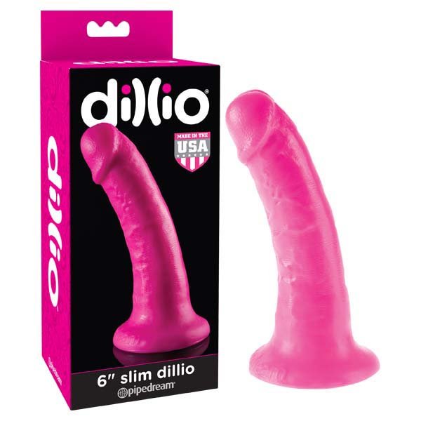 Dillio 6 Inch Slim Dong - Pink