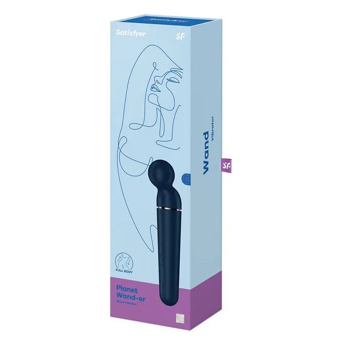 Satisfyer Planet Wand-er Massager Wand - Blue