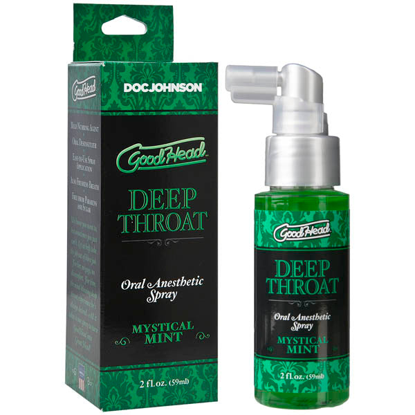 GoodHead Deep Throat Spray - Mystical Mint Flavoured Deep Throat Spray - 59 ml Bottle