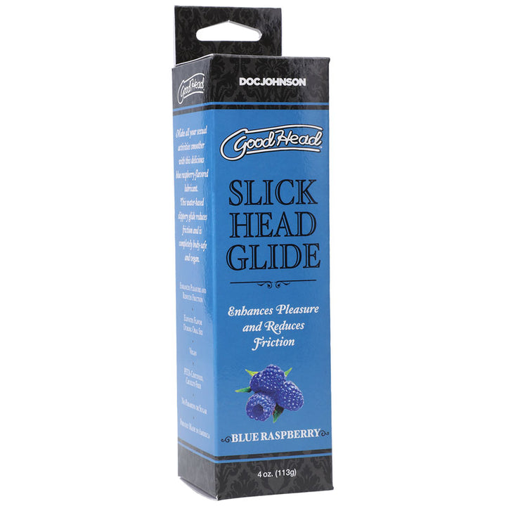 GoodHead Slick Head Glide - Blue Raspberry Flavoured Lubricant 120ml