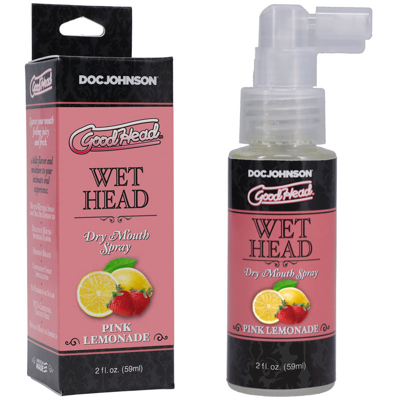 Goodhead Wet Head Dry Mouth Spray - Pink Lemonade - 59ml