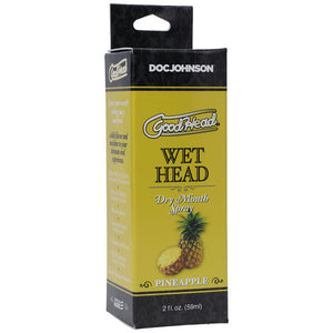 Goodhead Wet Head Dry Mouth Spray - Pineapple Flavoured - 59 ml Bottle
