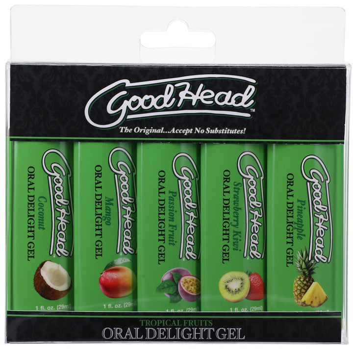 GoodHead Oral Delight Tropical Fruits Gels - Set of 5