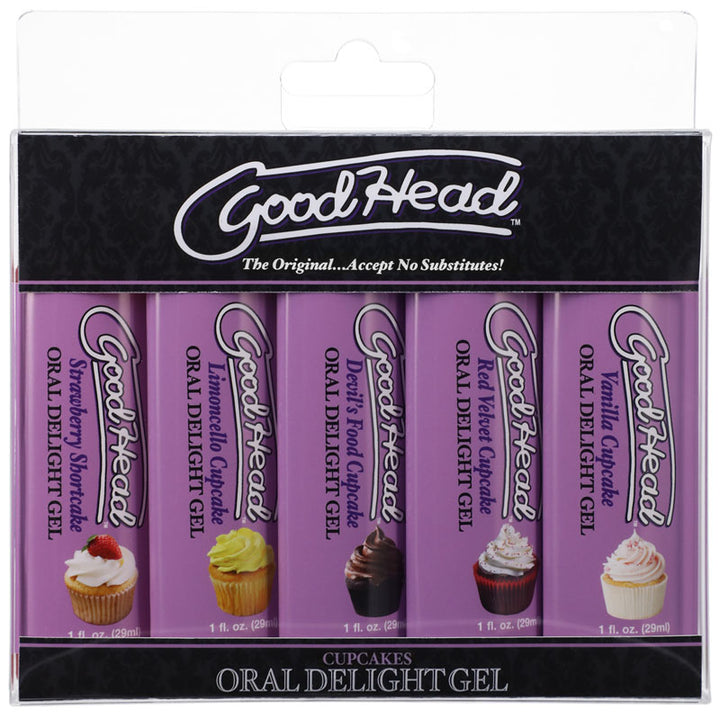 GoodHead Oral Delight Cupcake Gels - Set of 5