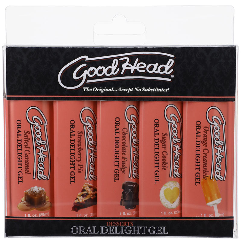 GoodHead Oral Delight Desserts Flavoured Gels - Set of 5