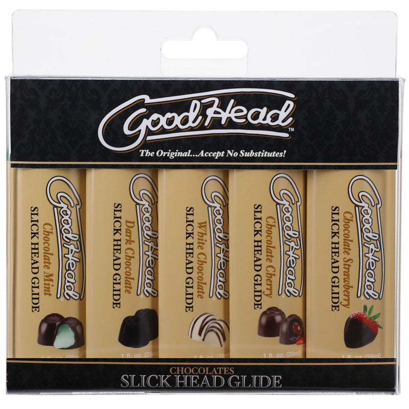 GoodHead Slick Head Glide - Chocolates - Set of 5