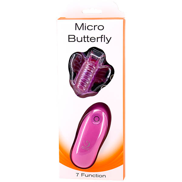 Seven Creations Micro Strap-On Butterfly - Purple