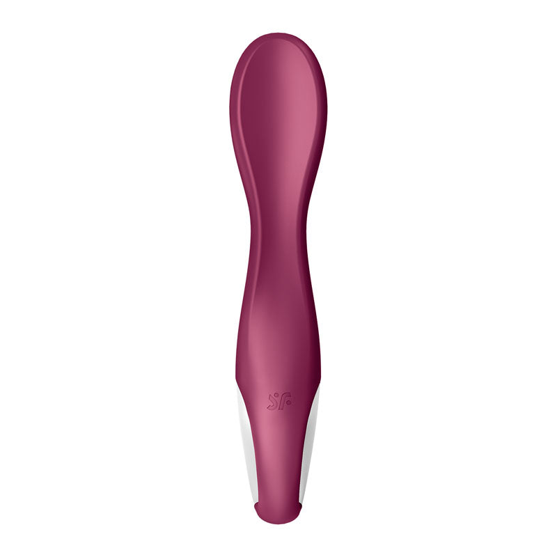 Satisfyer Hot Spot G-Spot Heated Vibrator with App Control - Red