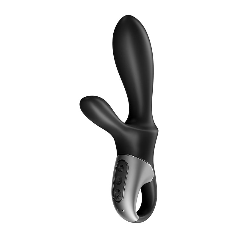 Satisfyer Heat Climax + Anal Heating Vibrator with App Control - Black
