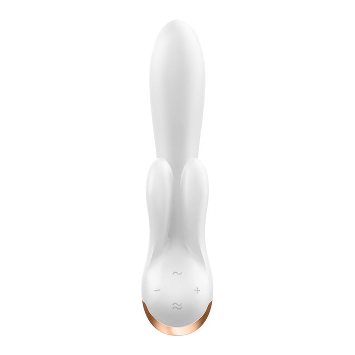 Satisfyer Double Flex App Rabbit Vibrator - White