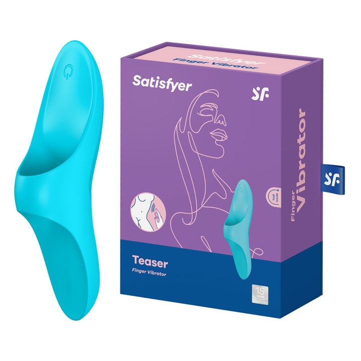 Satisfyer Teaser Finger Vibrator - Blue