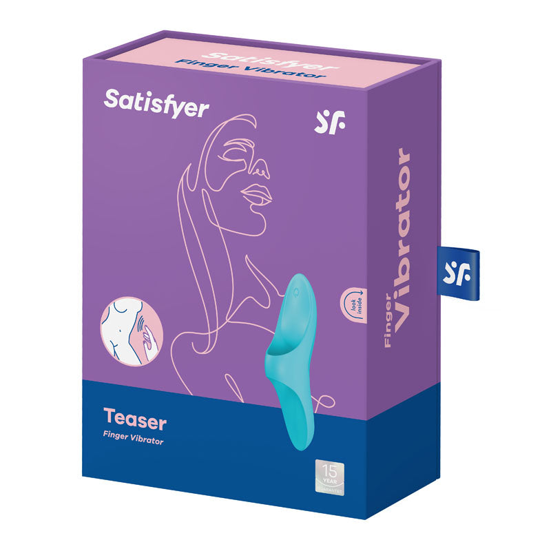Satisfyer Teaser Finger Vibrator - Blue