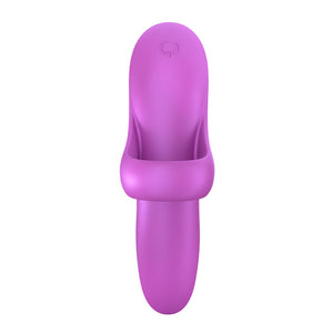 Satisfyer Bold Lover Finger Vibrator – Dark Pink
