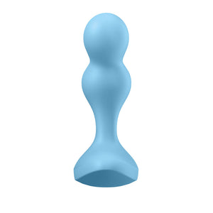 Satisfyer Deep Diver Vibrating Anal Plug with App Control - Light Blue
