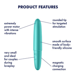 Satisfyer Ultra Power Bullet 6 - Turquoise