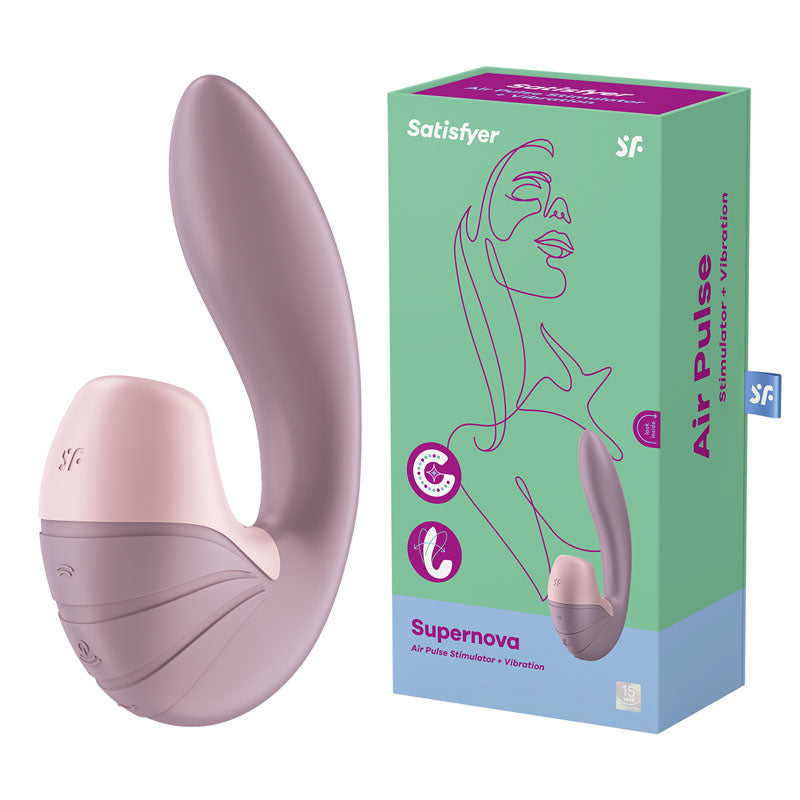 Satisfyer Supernova - Vibrator with Air Pulsation - Rose

