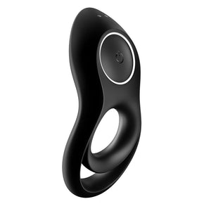 Satisfyer Legendary Duo - Black Cock & Balls Ring
