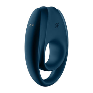 Satisfyer Incredible Duo - Dark Blue Cock & Balls Ring