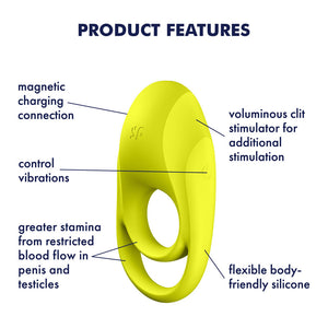 Satisfyer Spectacular Duo - Light Green Cock & Balls Ring
