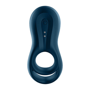 Satisfyer Epic Duo - Navy Blue - Cock & Balls Ring with App Control