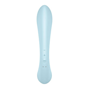 Satisfyer Triple Oh Rabbit Vibrator - Light Blue