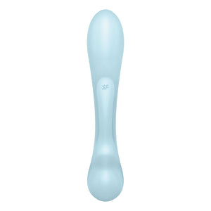 Satisfyer Triple Oh Rabbit Vibrator - Light Blue