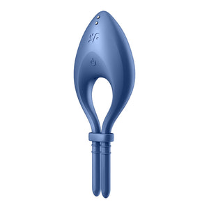 Satisfyer Bullseye - Blue - Vibrating Adjustable Lasso Cock Ring