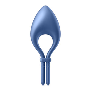 Satisfyer Bullseye - Blue - Vibrating Adjustable Lasso Cock Ring