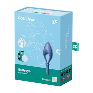 Satisfyer Bullseye - Blue - Vibrating Adjustable Lasso Cock Ring