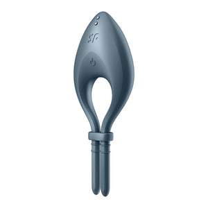 Satisfyer Bullseye - Navy - Vibrating Adjustable Lasso Cock Ring