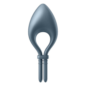 Satisfyer Bullseye - Navy - Vibrating Adjustable Lasso Cock Ring