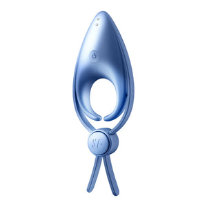 Satisfyer Sniper - Blue - Vibrating Adjustable Lasso Cock Ring