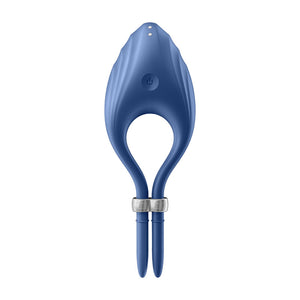 Satisfyer Duelist - Blue - Vibrating Adjustable Lasso Cock Ring