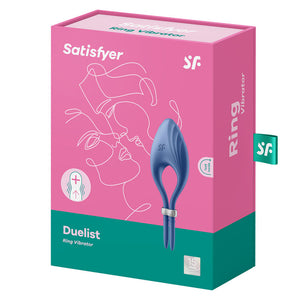 Satisfyer Duelist - Blue - Vibrating Adjustable Lasso Cock Ring