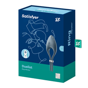 Satisfyer Duelist - Dark Blue - Vibrating Adjustable Lasso Cock Ring