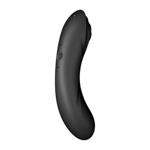 Satisfyer Curvy Trinity 4 - Black - Air Pulse Stimulator & Vibrator