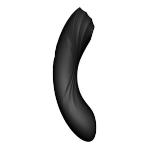 Satisfyer Curvy Trinity 4 - Black - Air Pulse Stimulator & Vibrator