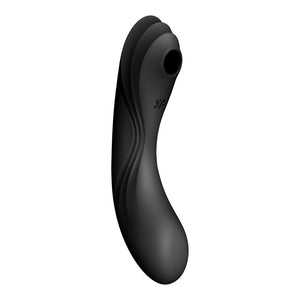 Satisfyer Curvy Trinity 4 - Black - Air Pulse Stimulator & Vibrator