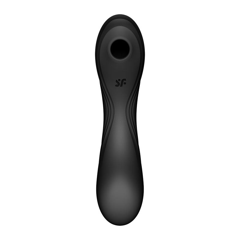 Satisfyer Curvy Trinity 4 - Black - Air Pulse Stimulator & Vibrator