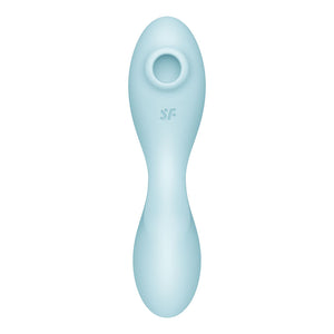 Satisfyer Curvy Trinity 5 - Blue - Air Pulse Stimulator with App Control