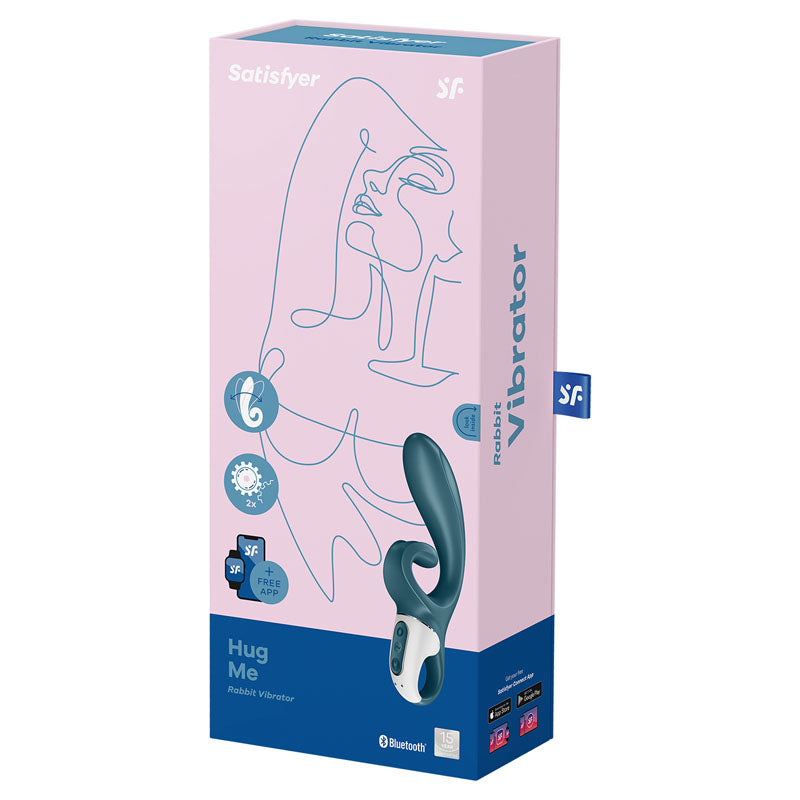 Satisfyer Hug Me App Control Rabbit Vibrator - Blue